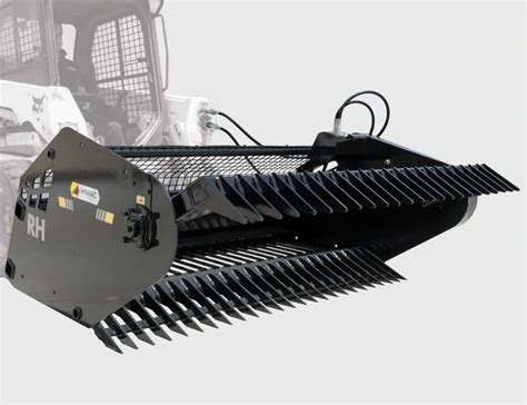 rock picker for skid steer for sale|rock attachment for skid steer.